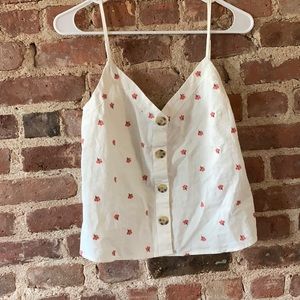 Abercrombie embroidered cami 🌸